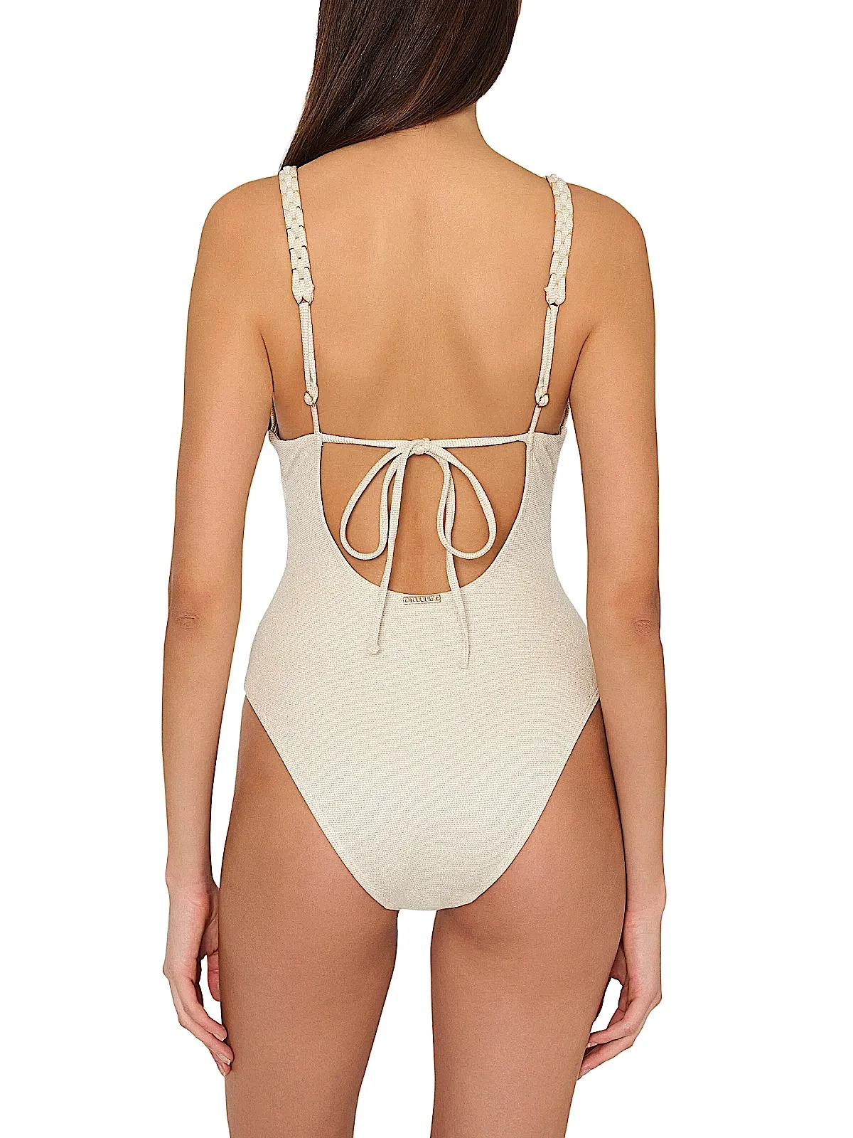 Shimmer Texture Gold Braided One-Piece sold by SWORLD Inc product image thumbnail 4