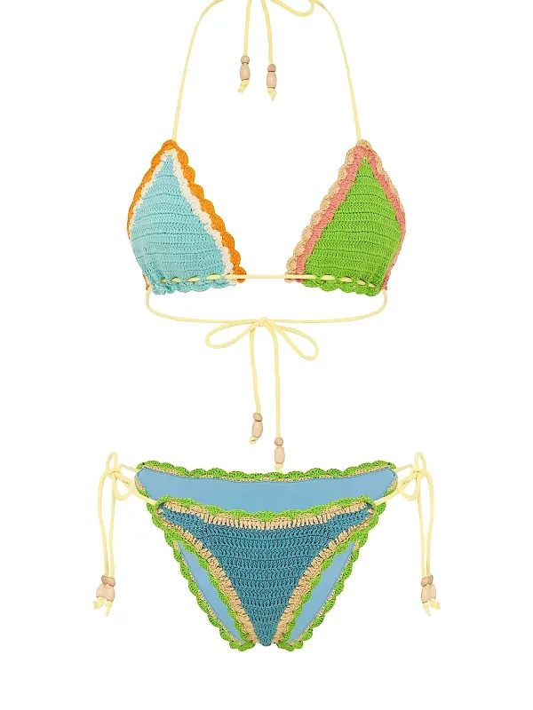 The Crochet Tri-The Crochet Tie Pant sold by SWORLD Inc