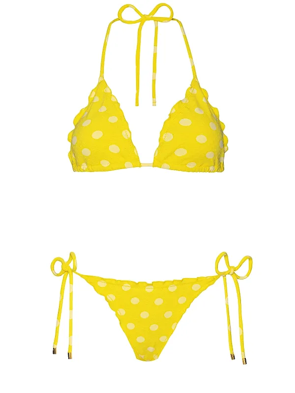 Lettuce Edge Triangle-Lettuce Edge Tie Side Bikini sold by SWORLD Inc