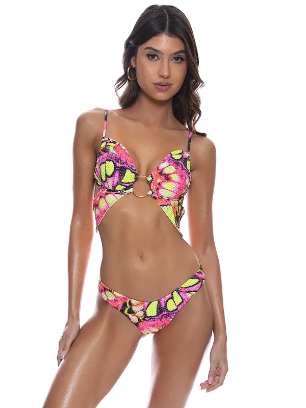 Ring Butterfly Bralette-Seamless Reversible Bikini sold by SWORLD Inc