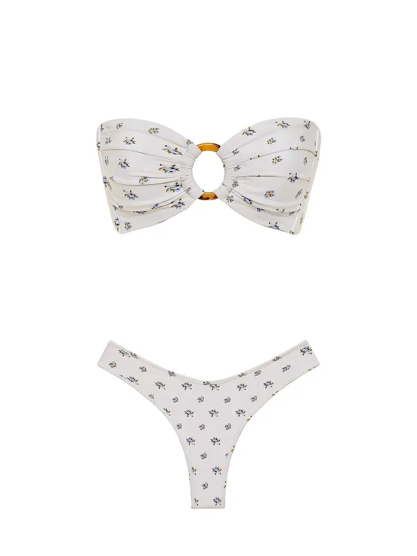 Tori Ties Bandeau-Lulu Bikini sold by SWORLD Inc