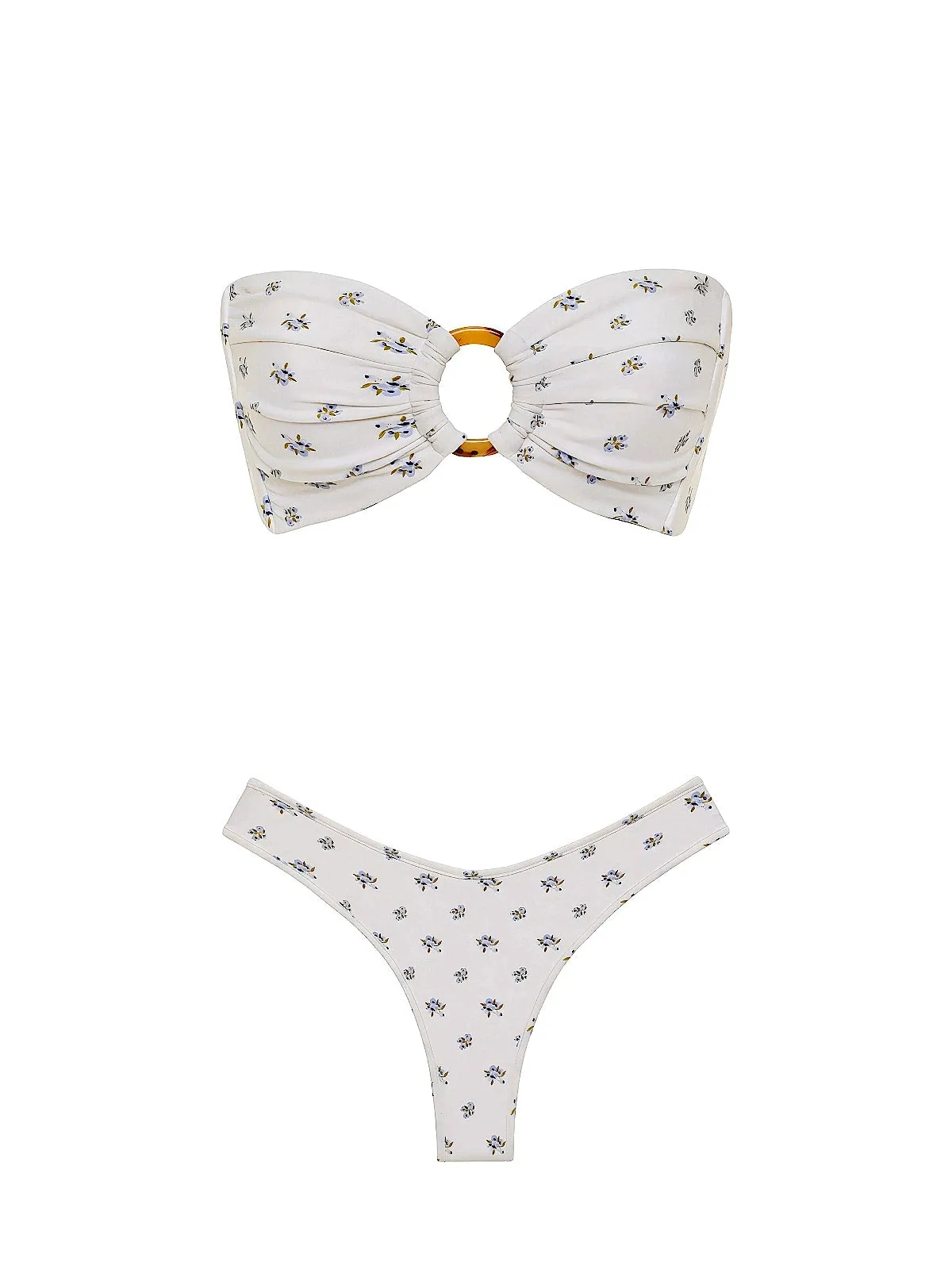 Tori Ties Bandeau-Lulu Bikini sold by SWORLD Inc