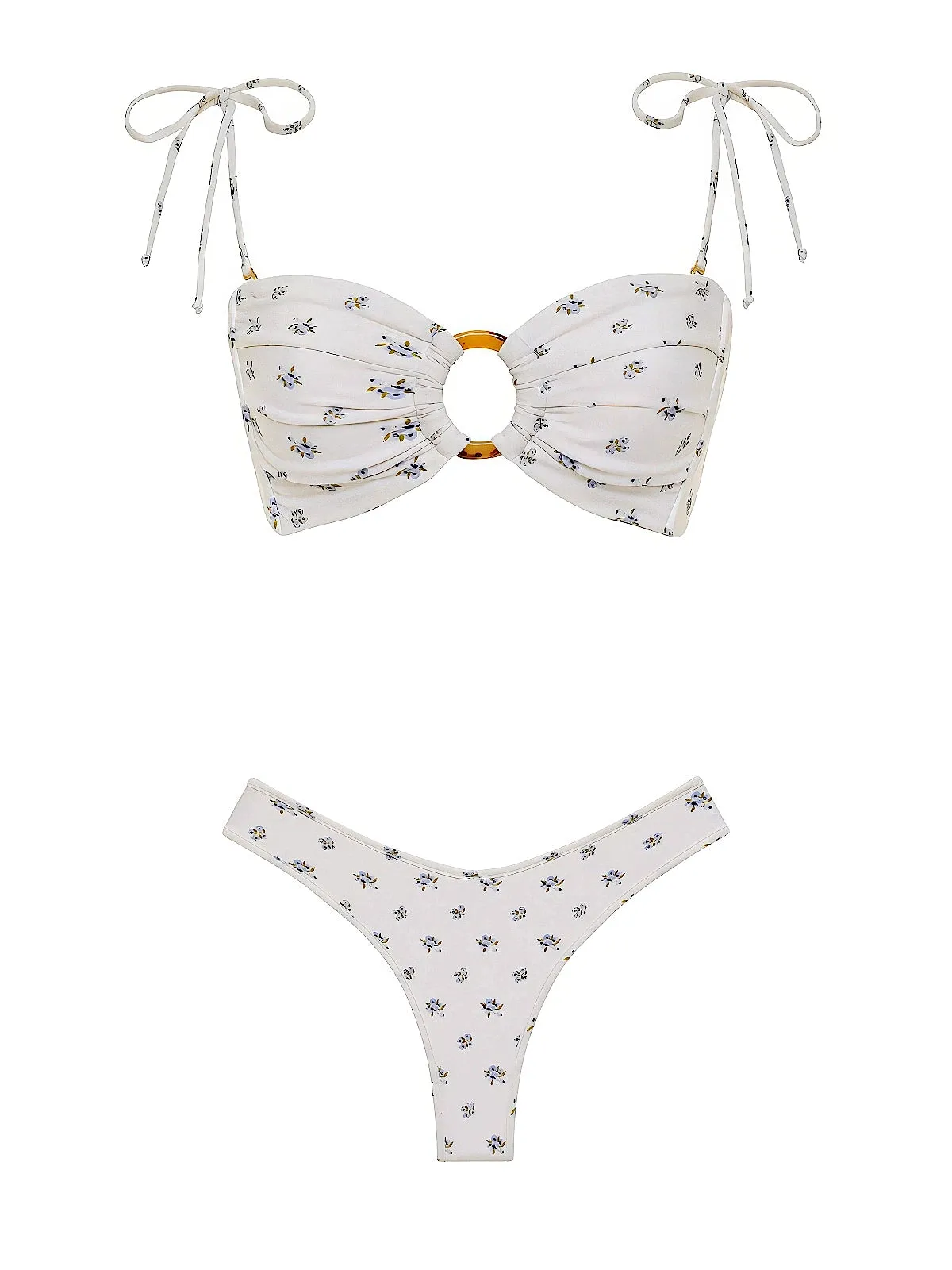 Tori Ties Bandeau-Lulu Bikini sold by SWORLD Inc product image thumbnail 2