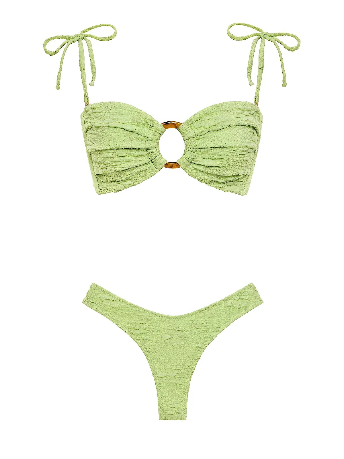 Tori Ties Bandeau-Lulu Bikini sold by SWORLD Inc product image thumbnail 2