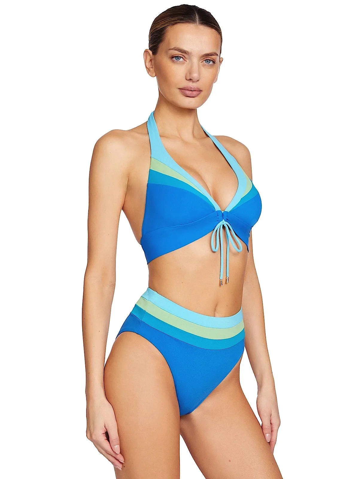 Keely Halter-Keely High Waist Bikini sold by SWORLD Inc product image thumbnail 3