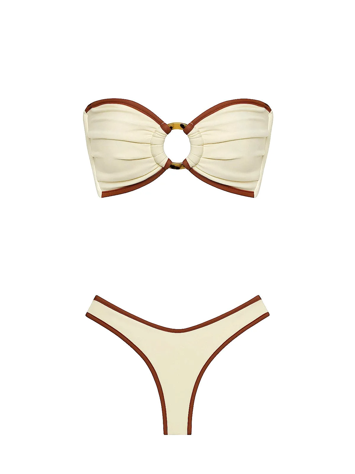 Tori Ties Bandeau-Lulu Bikini sold by SWORLD Inc