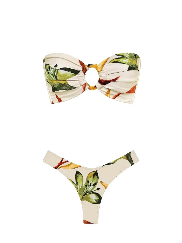 Tori Ties Bandeau-Lulu Bikini sold by SWORLD Inc