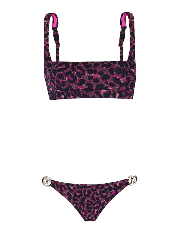 Ninette Textured Leopard Bikini sold by SWORLD Inc