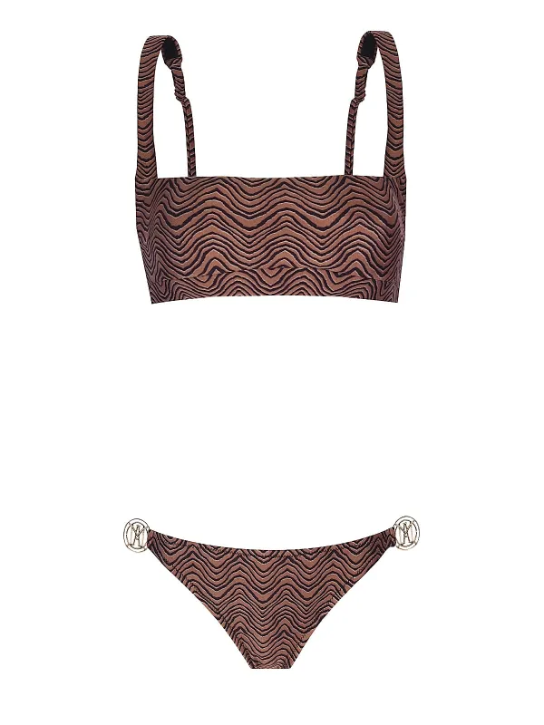 Ninette Textured Zebra Bikini sold by SWORLD Inc