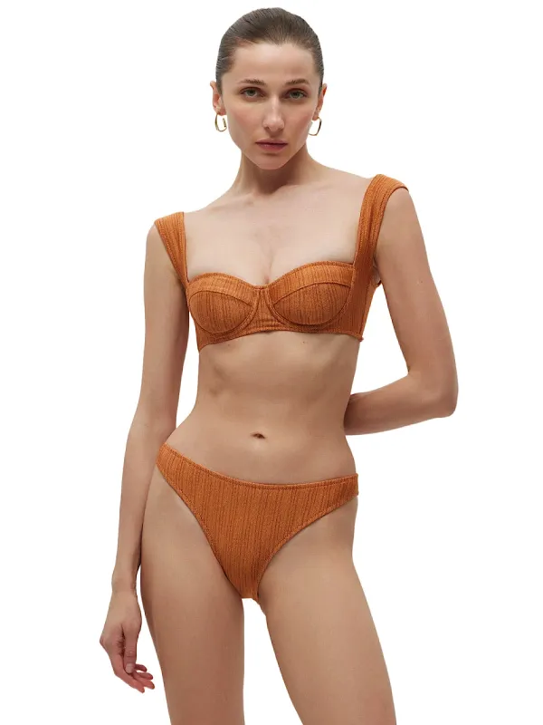 Sylvie Textured Bikini sold by SWORLD Inc