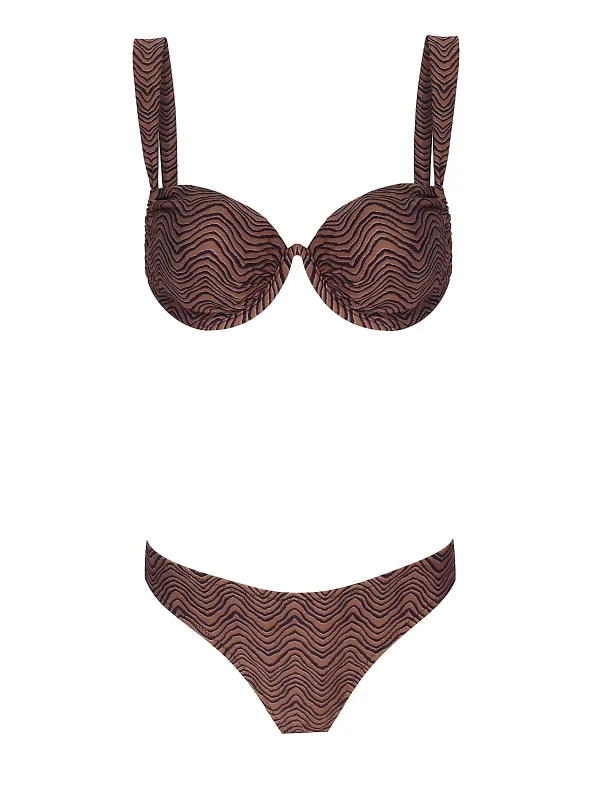Vanessa Zebra Print Bikini sold by SWORLD Inc