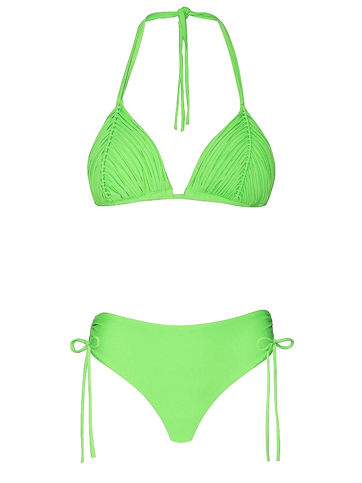 Isla Triangle-Ruched High Waist Bikini sold by SWORLD Inc product image thumbnail 3