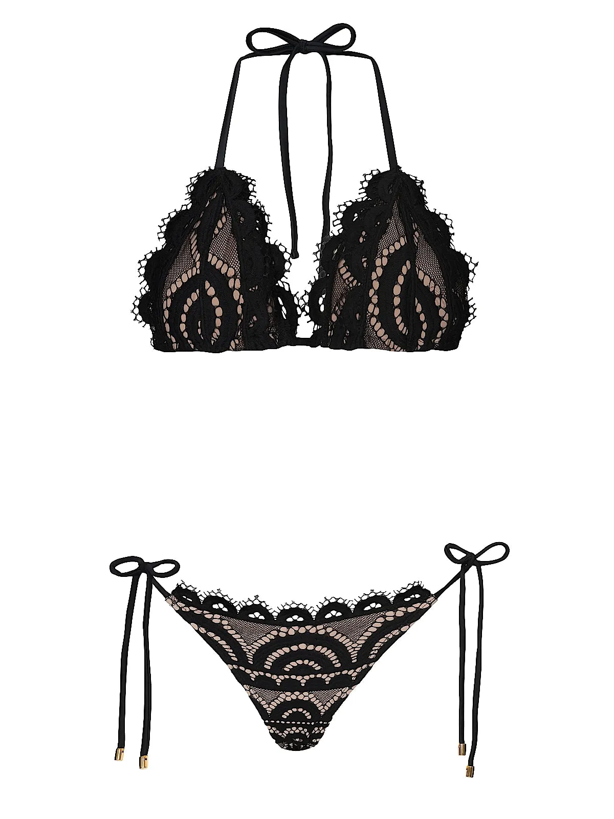 Lace Tri-Lace Tie Bikini sold by SWORLD Inc product image thumbnail 3