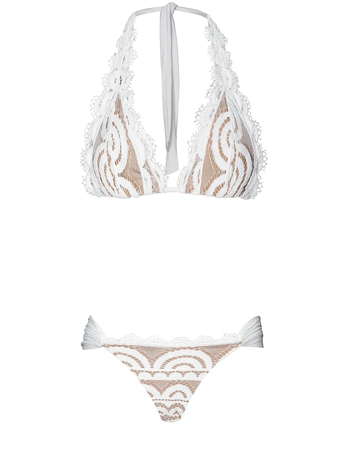 Lace Halter-Lace Fanned Bikini sold by SWORLD Inc product image thumbnail 3