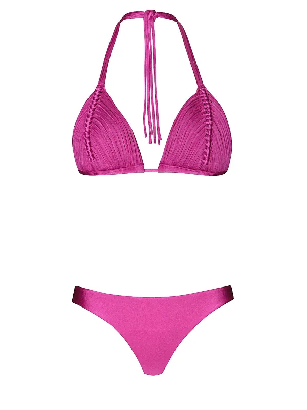 Isla Triangle-Basic Ruched Bikini sold by SWORLD Inc