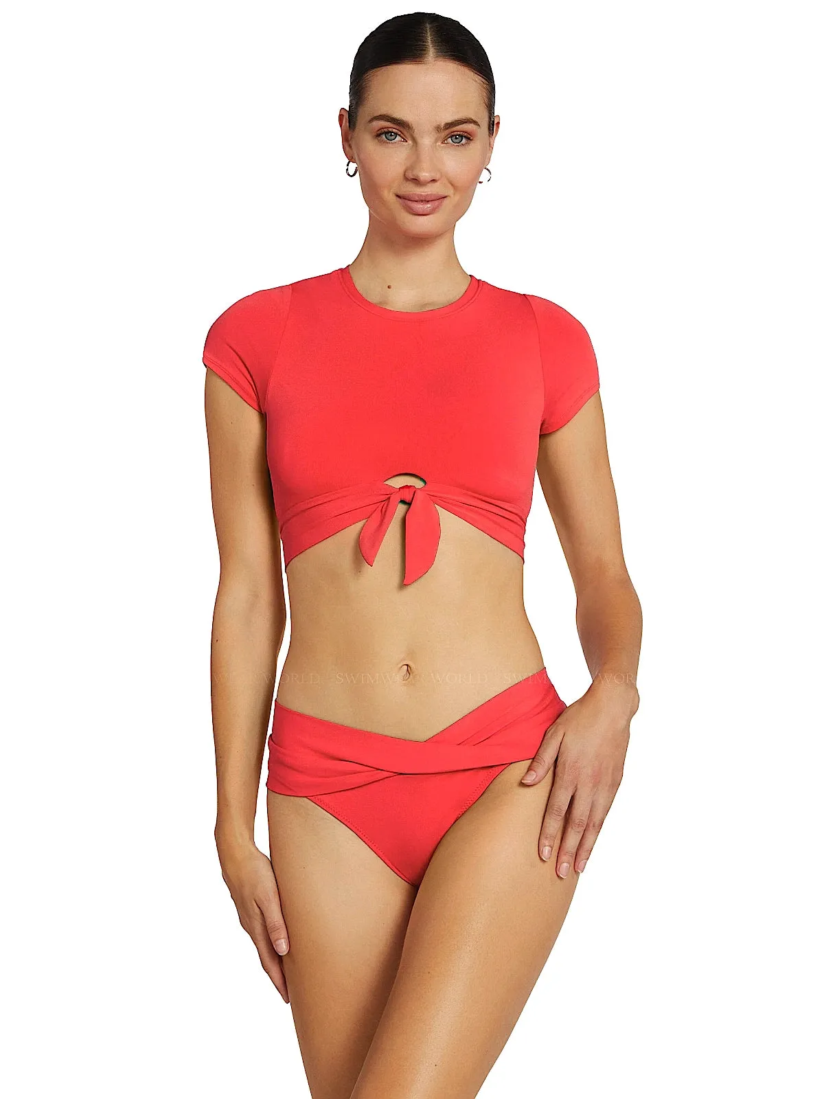 Ava T-Shirt-Ava Twist Bikini sold by SWORLD Inc