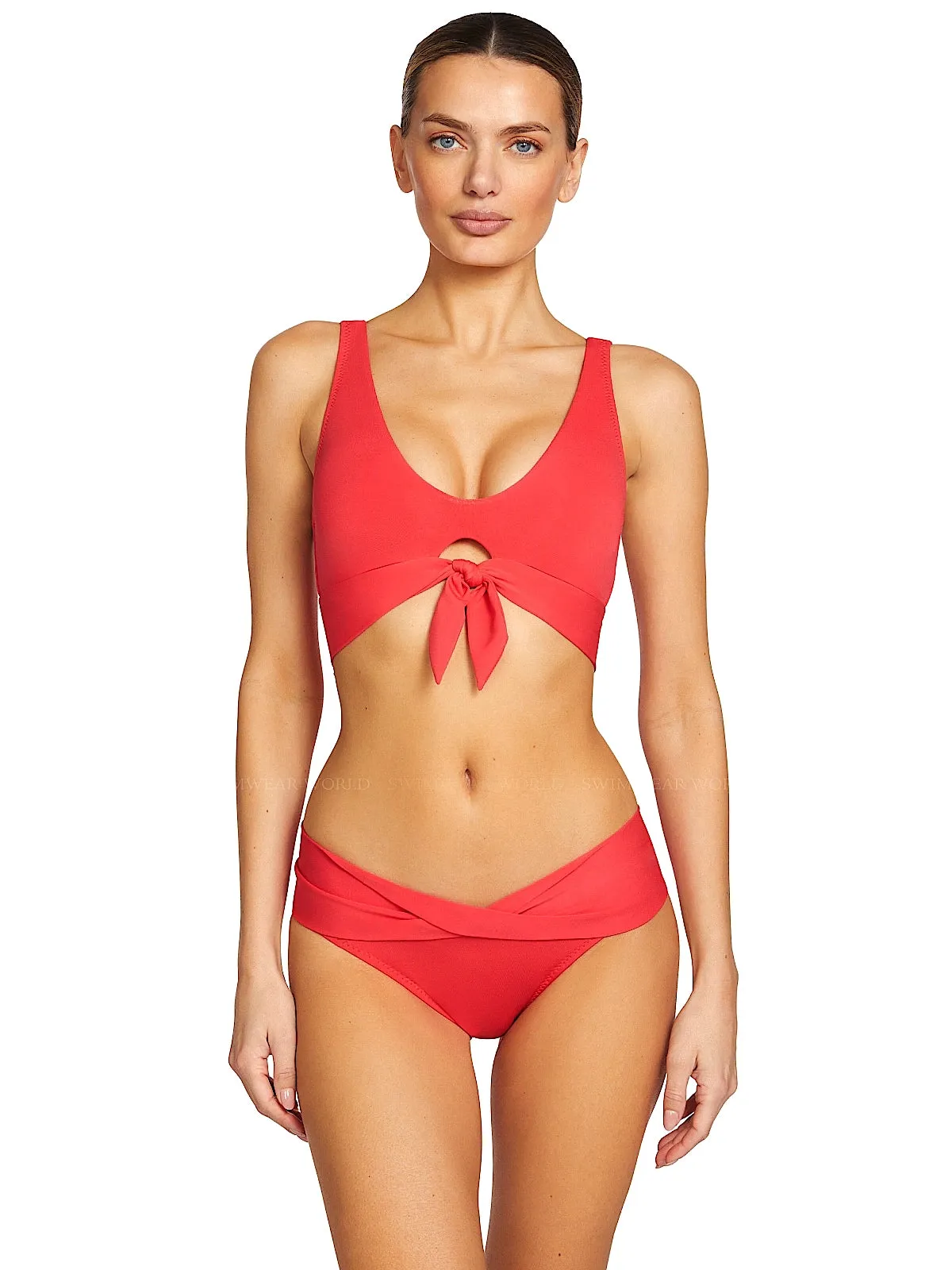 Ava Over Shoulder-Ava Twist Bikini sold by SWORLD Inc