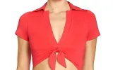 Ava T-Shirt Plunge-Ava Tie Side Bikini sold by SWORLD Inc