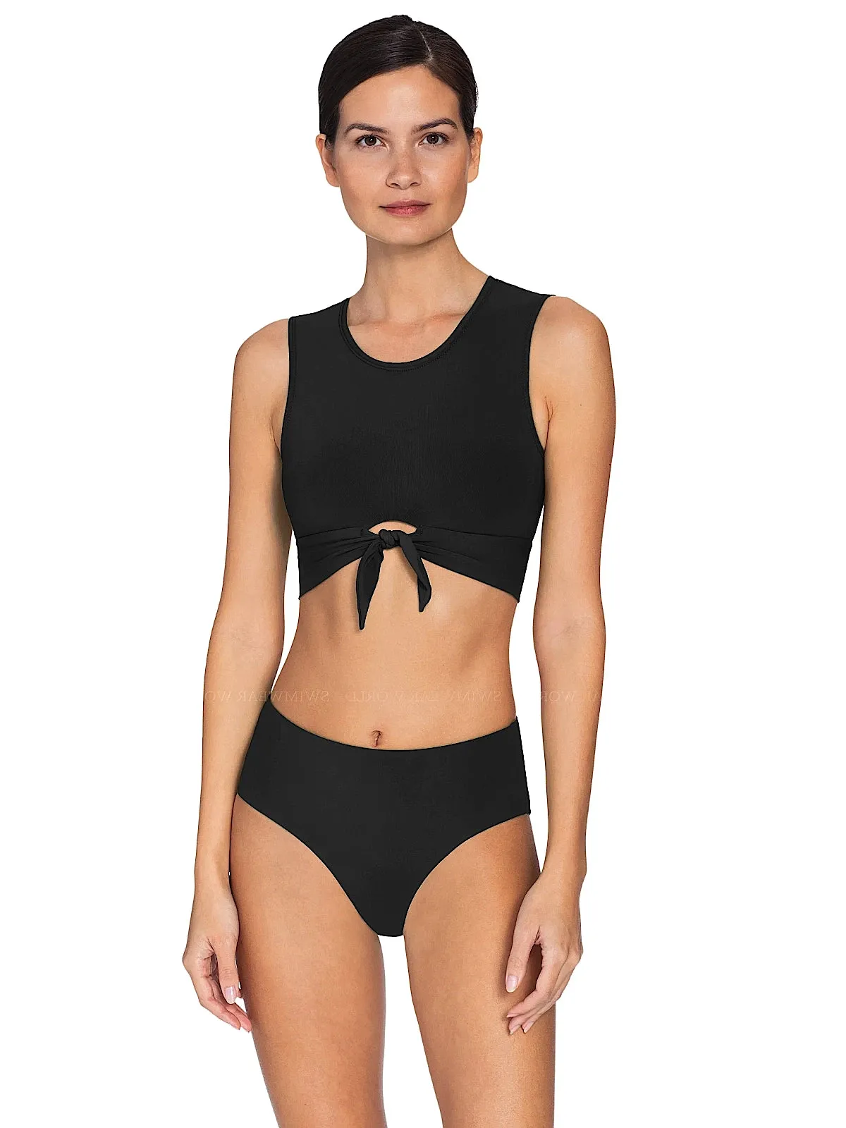 Ava Tank-Ava High Waist Bikini sold by SWORLD Inc
