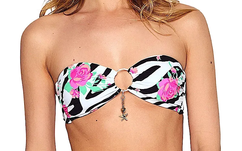 Bethany Bandeau-Constance Tie Side Bikini sold by SWORLD Inc product image thumbnail 4