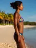 Triangle Halter-Seamless Ruched Back Bikini sold by SWORLD Inc