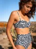 Nellie-Side Tie High Waist Bikini sold by SWORLD Inc