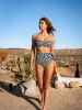 Nellie-Side Tie High Waist Bikini sold by SWORLD Inc