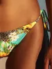Triangle Halter-Seamless Wavy Ruched Back Tie Side Bikini sold by SWORLD Inc