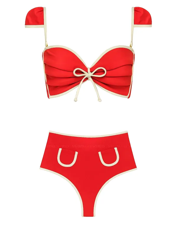Cabana Bow-Polly Bikini sold by SWORLD Inc