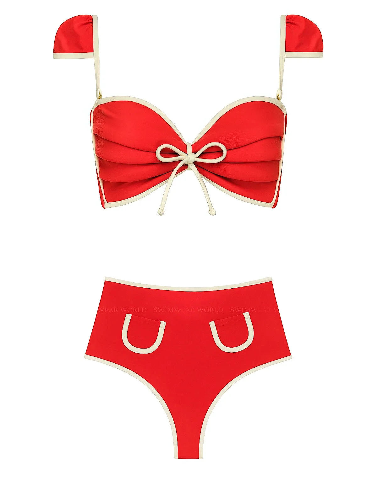 Cabana Bow-Polly Bikini sold by SWORLD Inc