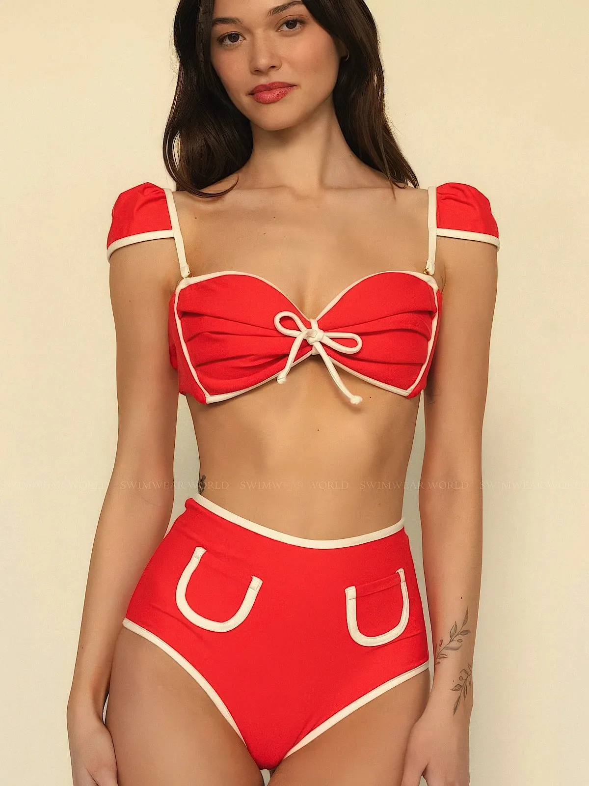 Cabana Bow-Polly Bikini sold by SWORLD Inc product image thumbnail 2