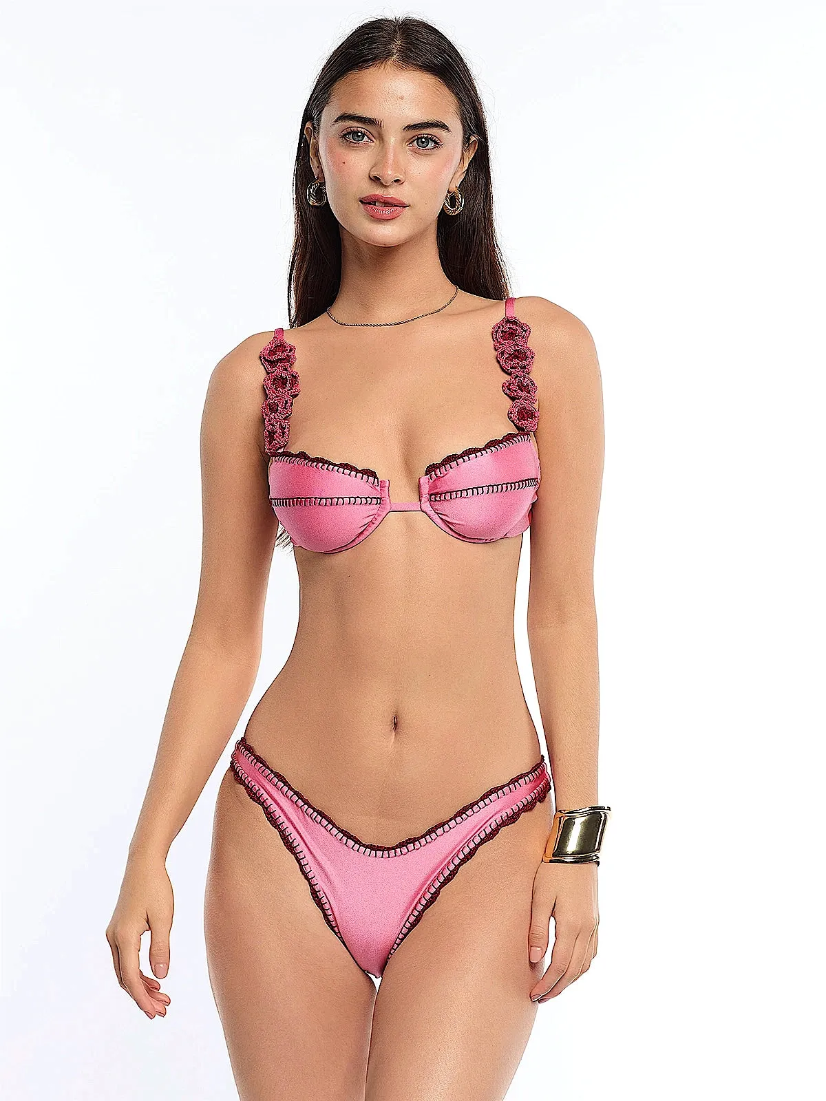 Lily Flowers Bikini sold by SWORLD Inc