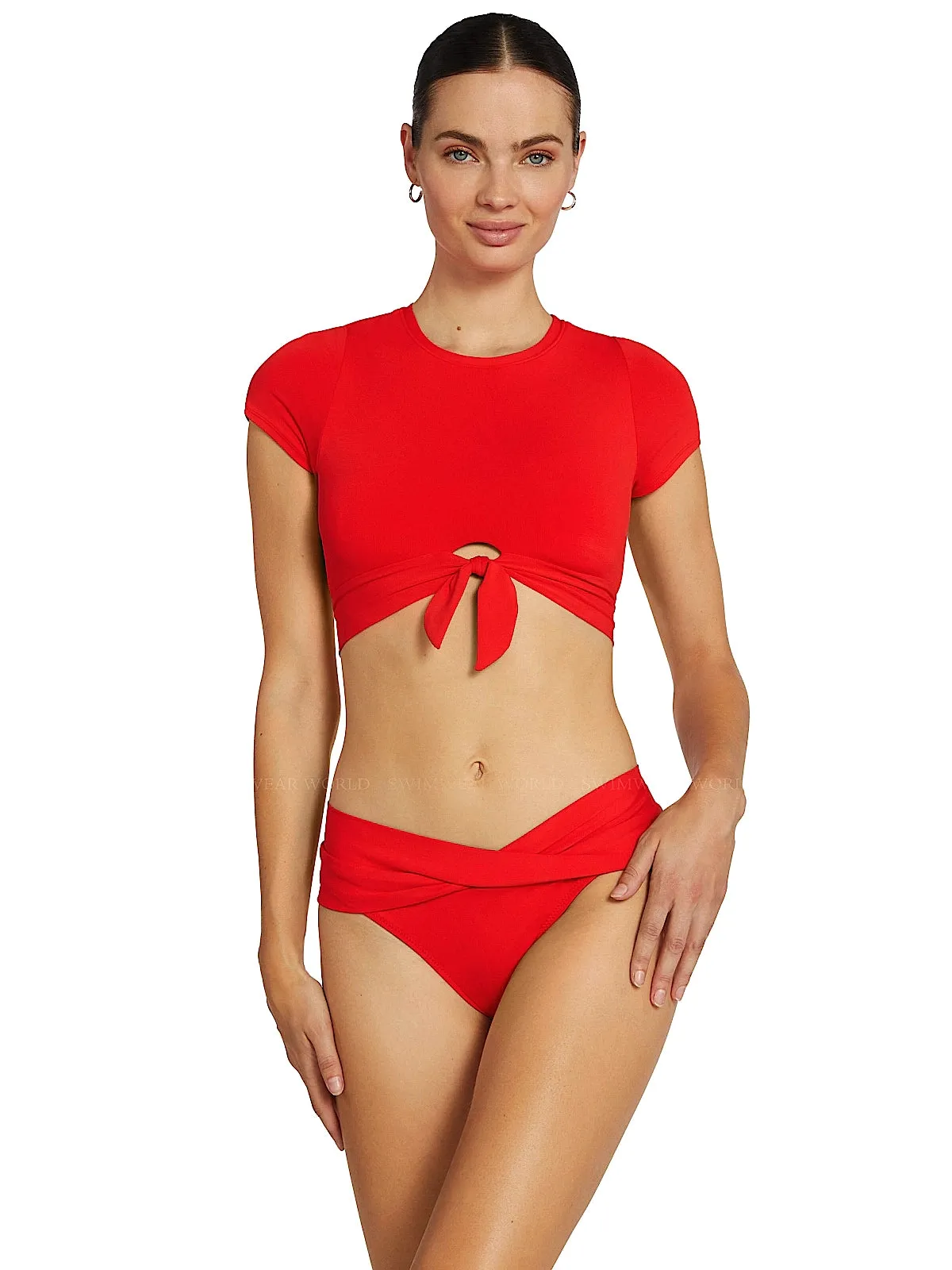 Ava T-Shirt-Ava Twist Bikini sold by SWORLD Inc