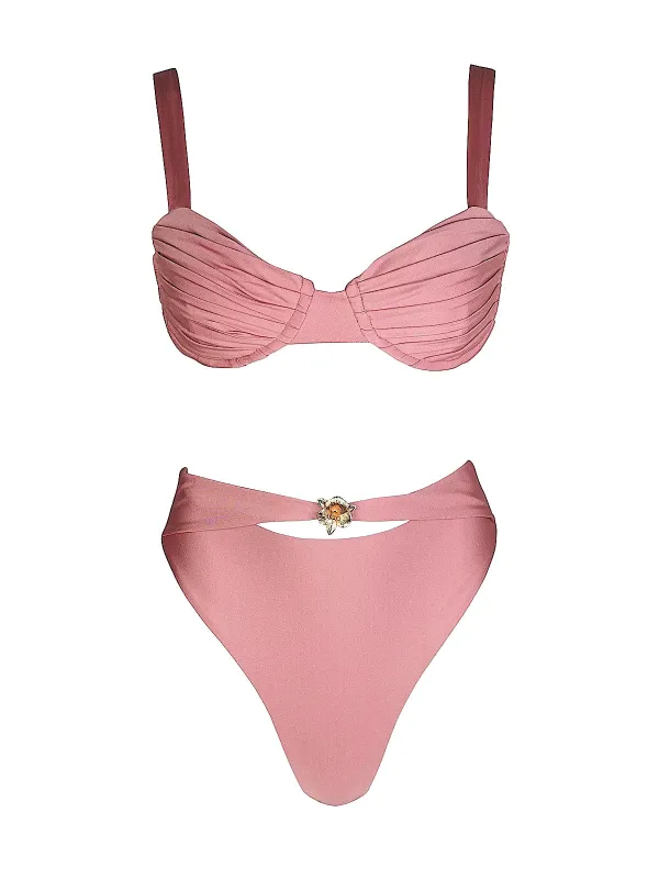 Stella Bustier-Riley Highwaisted Bikini sold by SWORLD Inc