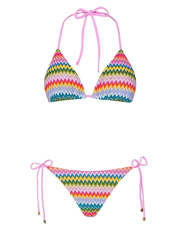 Triangle-Tie Side Bikini sold by SWORLD Inc