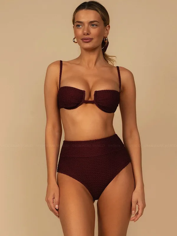 Simonette-Added Coverage High Rise Bikini sold by SWORLD Inc
