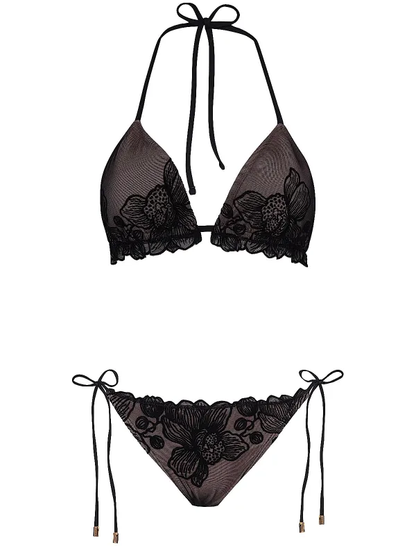 Triangle-Tie Side Bikini sold by SWORLD Inc