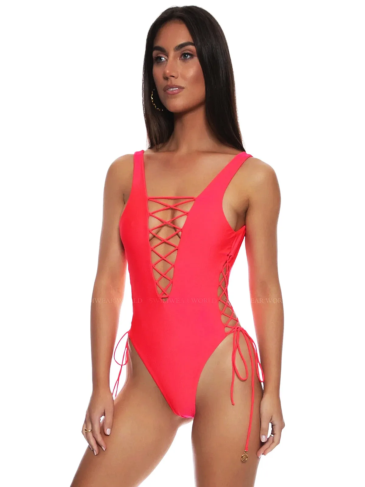 Open Side One Piece Bodysuit sold by SWORLD Inc product image thumbnail 3