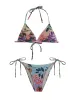 Ruched Tri-Ruched Tie Bikini sold by SWORLD Inc