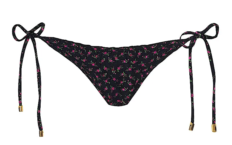 Embroidered Lettuce Edge Underwire-Embroidered Lettuce Edge Tie Side Bikini sold by SWORLD Inc product image thumbnail 4