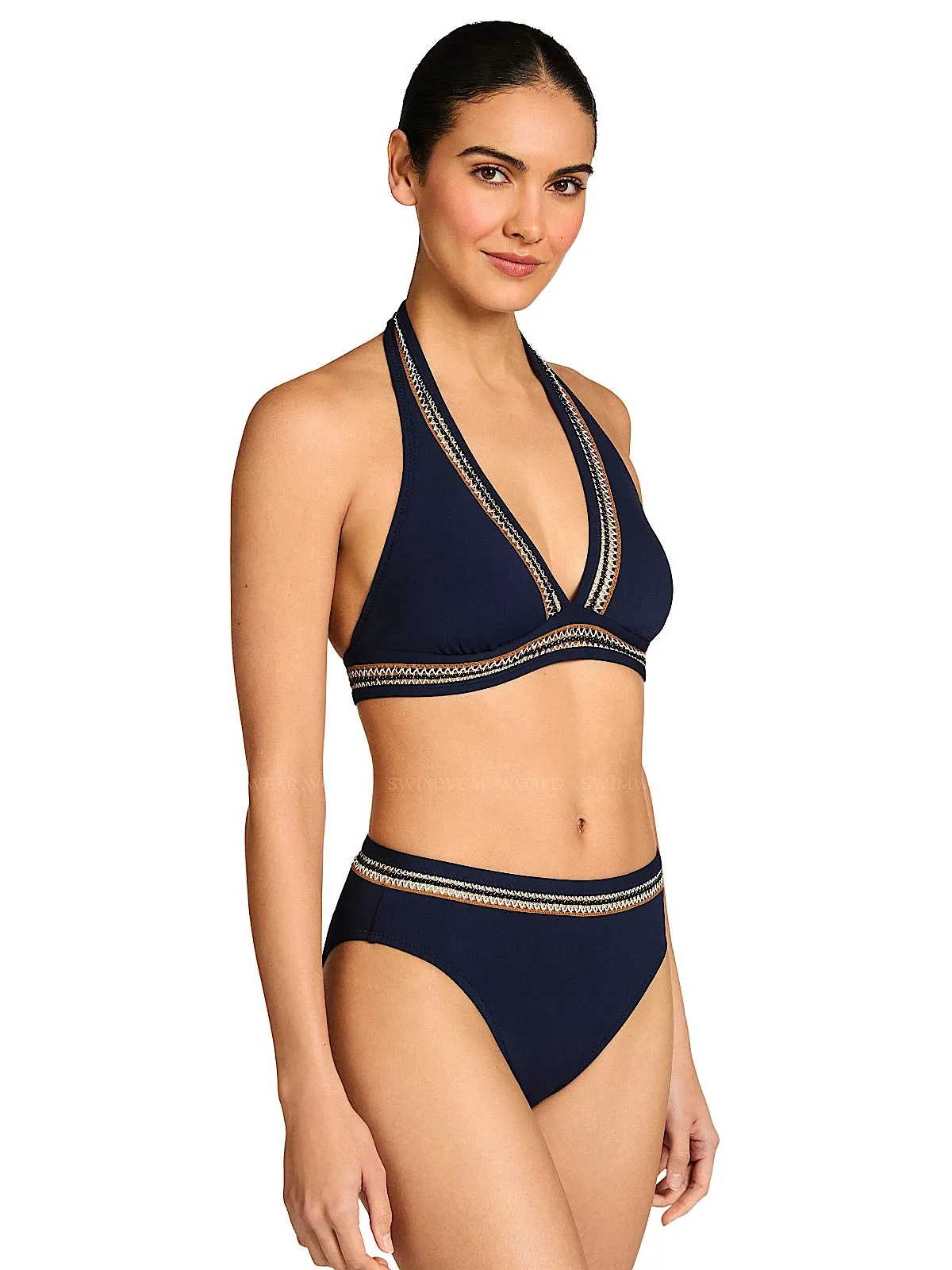 Nova Halter-Nova High Waist Bikini sold by SWORLD Inc product image thumbnail 3
