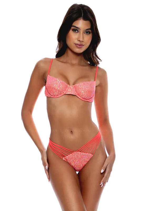 Balconette-Multi Strap Bikini sold by SWORLD Inc