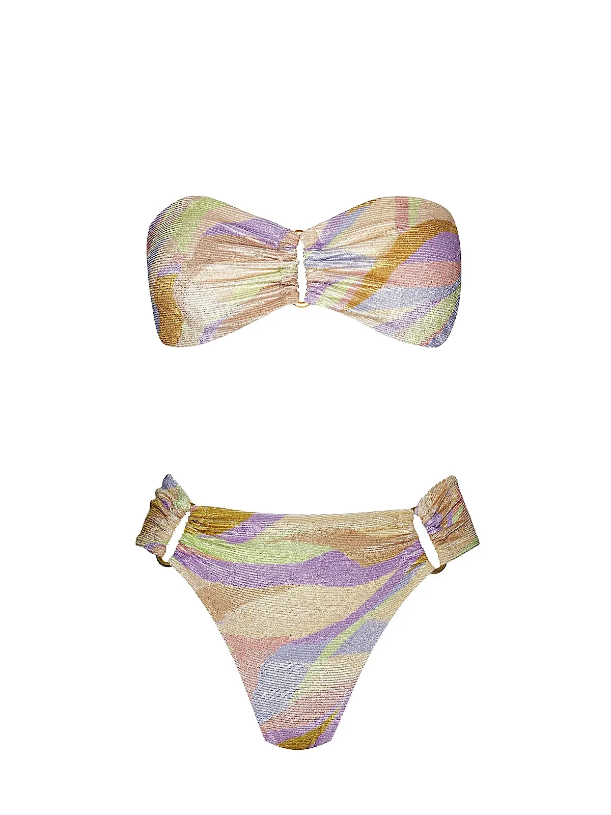 Ring Bandeau-Detail Fanned Bikini sold by SWORLD Inc product image thumbnail 3