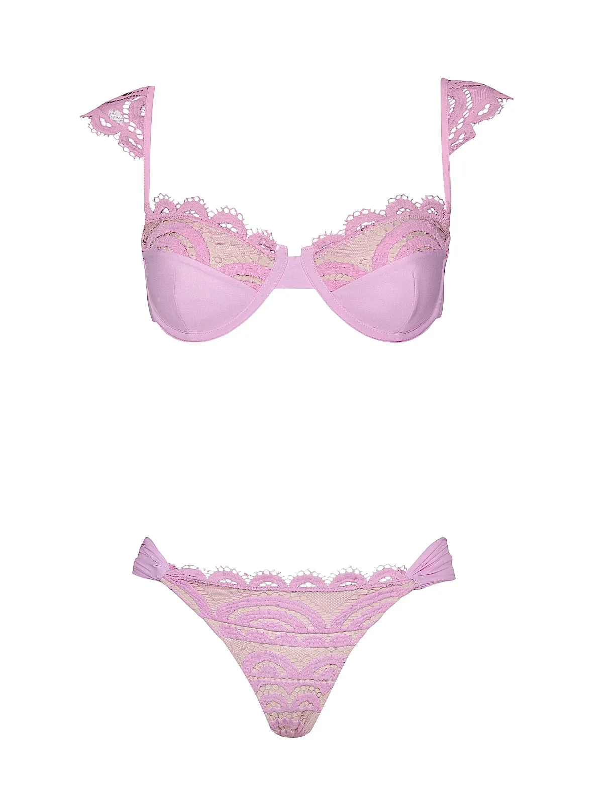 Gia Lace Underwire-Lace Fanned Bikini sold by SWORLD Inc product image thumbnail 4