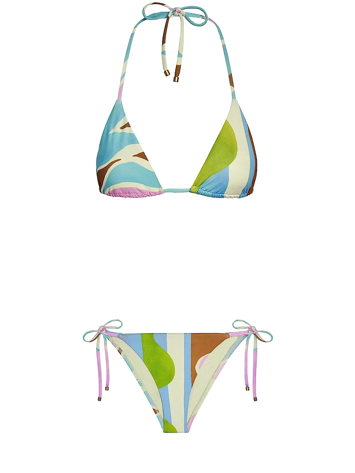 Gia Triangle-Elle Tie Side Bikini sold by SWORLD Inc