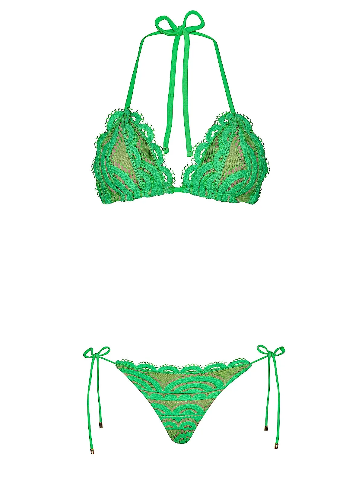 Lace Triangle-Lace Tie Side Bikini sold by SWORLD Inc product image thumbnail 4