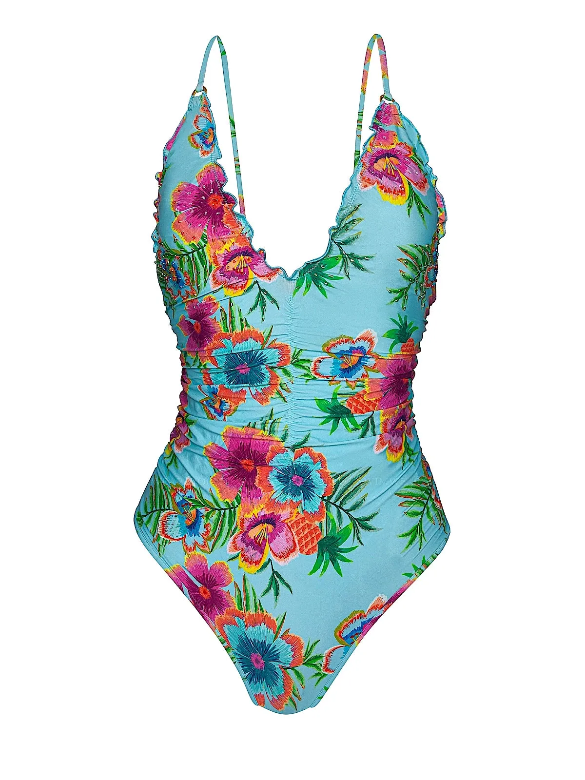 Embroidered Lettuce Edge Penelope One-Piece sold by SWORLD Inc product image thumbnail 3