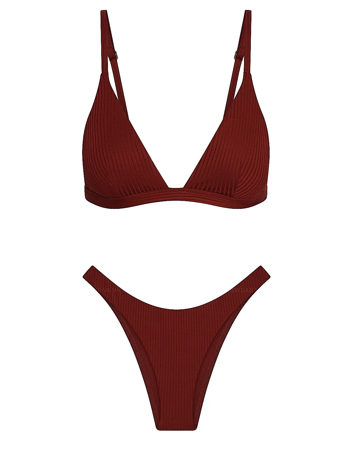 Moss-California High Leg Bikini sold by SWORLD Inc product image thumbnail 5