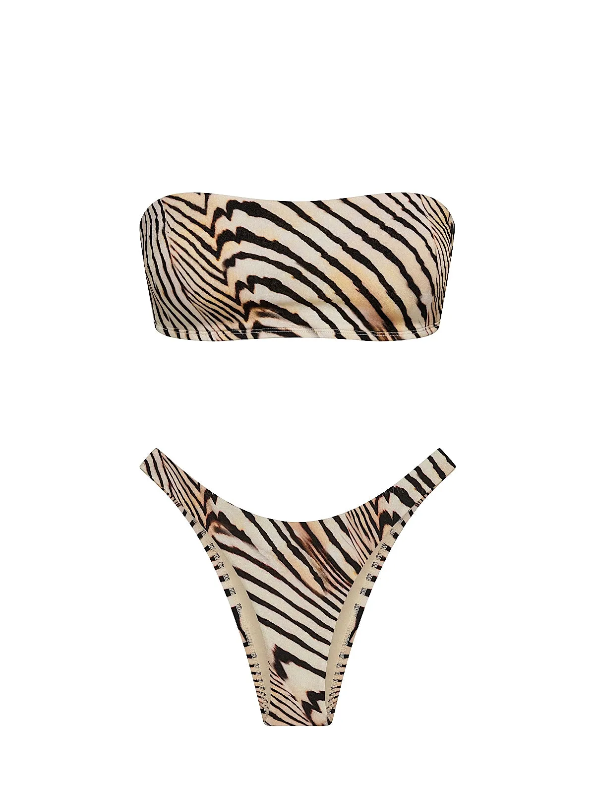 Nala Bandeau-California High Leg Bikini sold by SWORLD Inc product image thumbnail 5