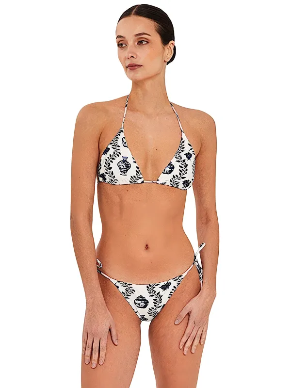 Dynastie-50 Triangle-Dynastie-12 Side Tie Bikini made by SWORLD Inc